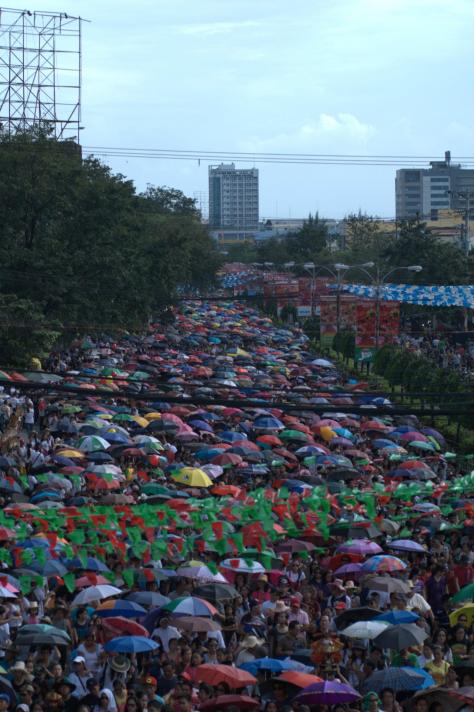 Thousands Of Sinulog Crowd.